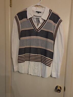 Adrianna Papell XL Shirtvest